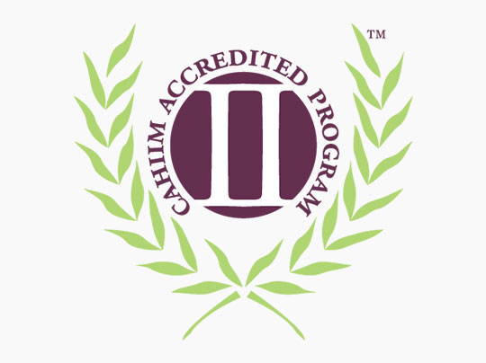 CAHIIM Accredited Program Badge