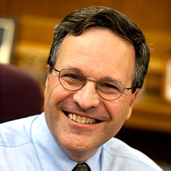 Former Dean Jay A. Halfond