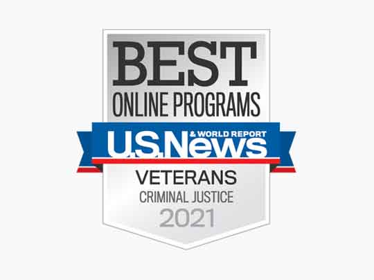 #4 in Best Online Master's in Criminal Justice Programs for Veterans