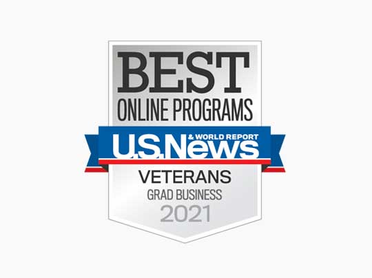 #9
in Best Online Master's in Business Programs for Veterans (Excluding MBA)