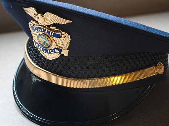 police chief hat