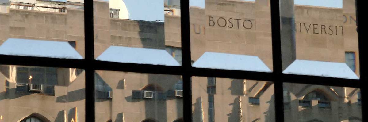 Boston University in Reflections