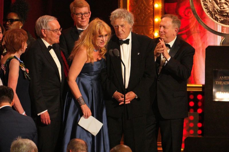 Tony Award recipients for the play Leopoldstadt, including Robert Nederlander, Jr.