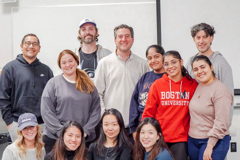 The Social Networks and Strategic Communication Planning (MET CM 737) class poses for a group photo