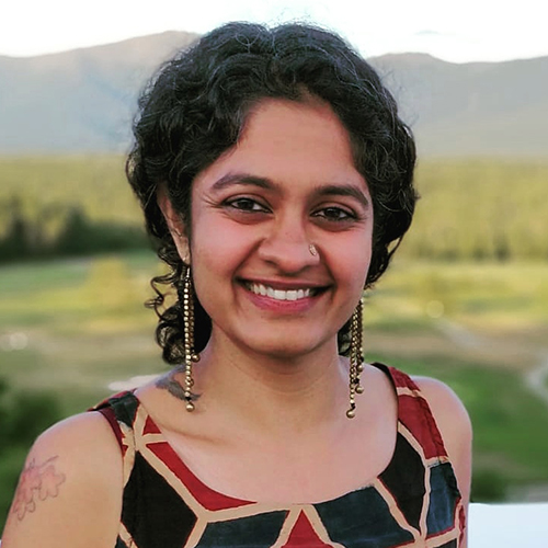 Headshot of Priya Krishnamoorthy, MS, Arts Administration (MET’19)
