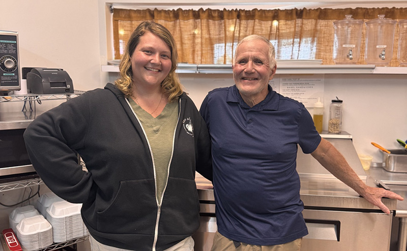 Madeline Long (MET’18) with her father, Perrin H. Long III (MET’11)