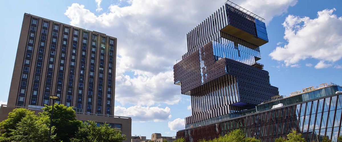 Some of the buildings on Boston University's campus