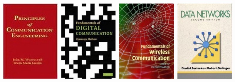 Book covers: communication and networks