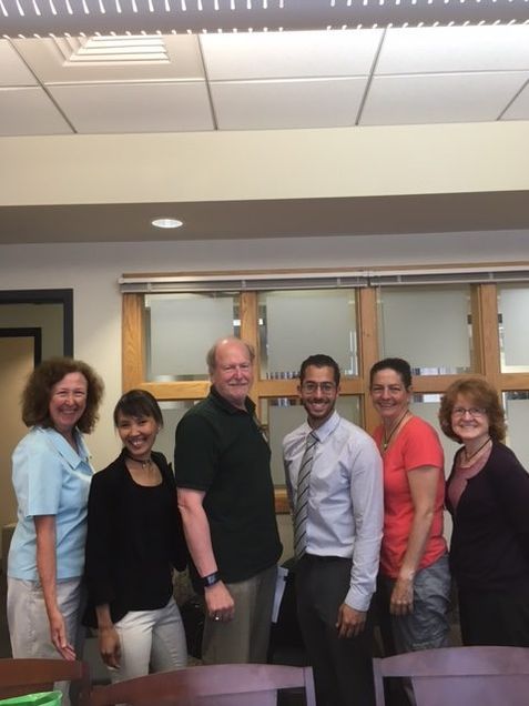 Rob with committee, Alice, Bonnie Wong, Michael, Sandy, Terry Ellis