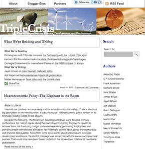 Triple Crisis Blog