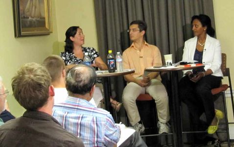 Dr. Melissa Graboyes, Dr. Alfredo Burlando, & Prof. Astier M. Almedom