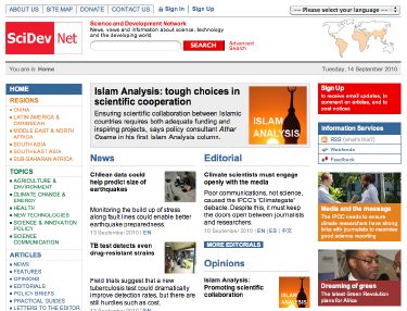 scidev Dr. Athar Osama launches new column for SciDev.Net