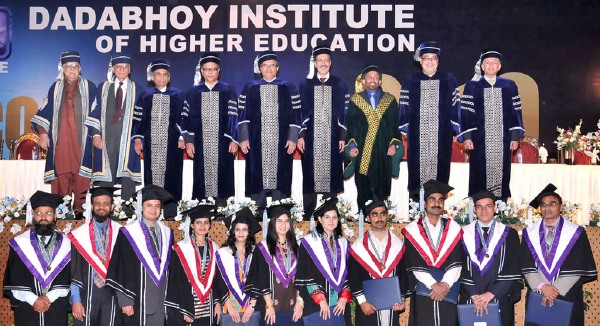 Prof. Adil Najam at the Graduation Ceremony of the Dadabhoy Institute of Higher Education.