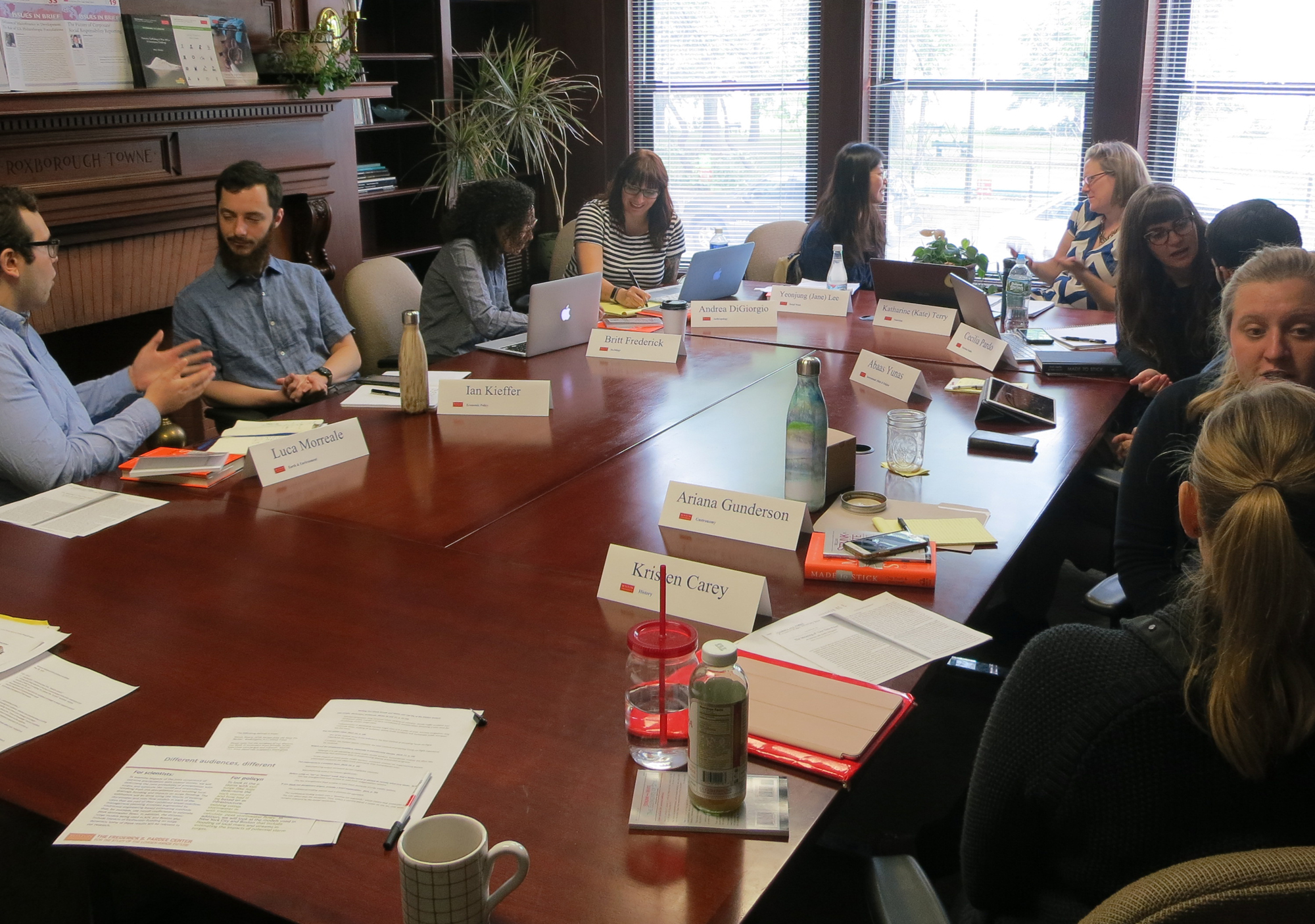 Graduate Summer Fellows Arrive at the Pardee Center | The Frederick S ...