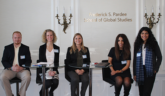 Graduate students Pardee School of Global Studies Noora Lori