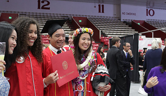 Graduation Convocation Boston University Pardee School of Global Studies Students Admission International Relations