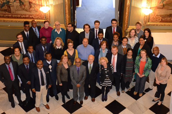 Dean Adil Najam at the Commonwealth Secretariat, Marlborough House, London.