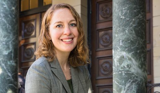 Julie Michelle Klinger, PhD, Assistant Professor of International Relations, Frederick S. Pardee School of Global Studies, Boston University. Photograph by Jonathan Kannair for Boston University.