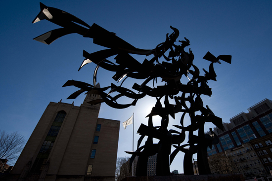 Boston University's memorial to its greatest alumni, Dr. Martin Luther King Jr.