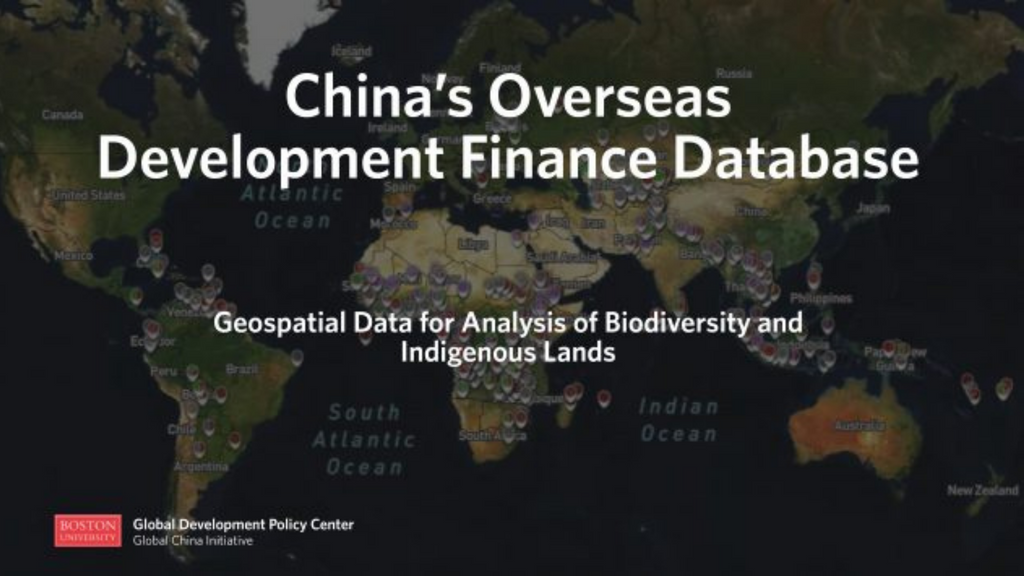 Gdp Center Launches Database On China S Development Finance The