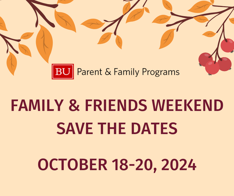 Family and Friends Weekend Parents Program