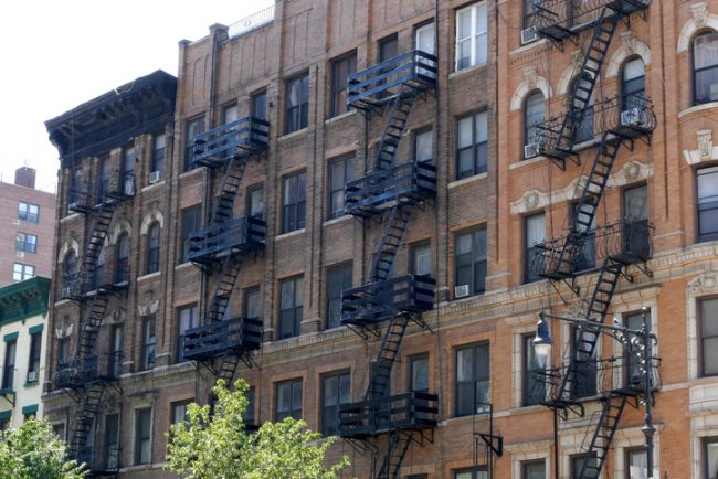 A series of apartments not unlike what one sees off-campus in Boston