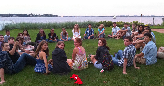 Summer Send Off head in Roslyn, NY in August 2010.
