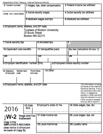 Understanding Your W-2 » Payroll