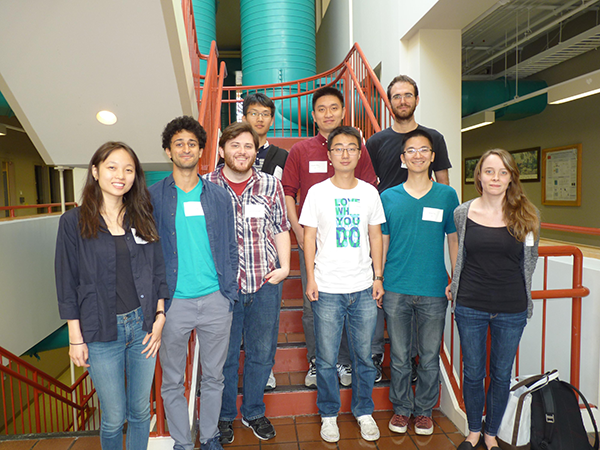 Group photo of BU Physics graduate students