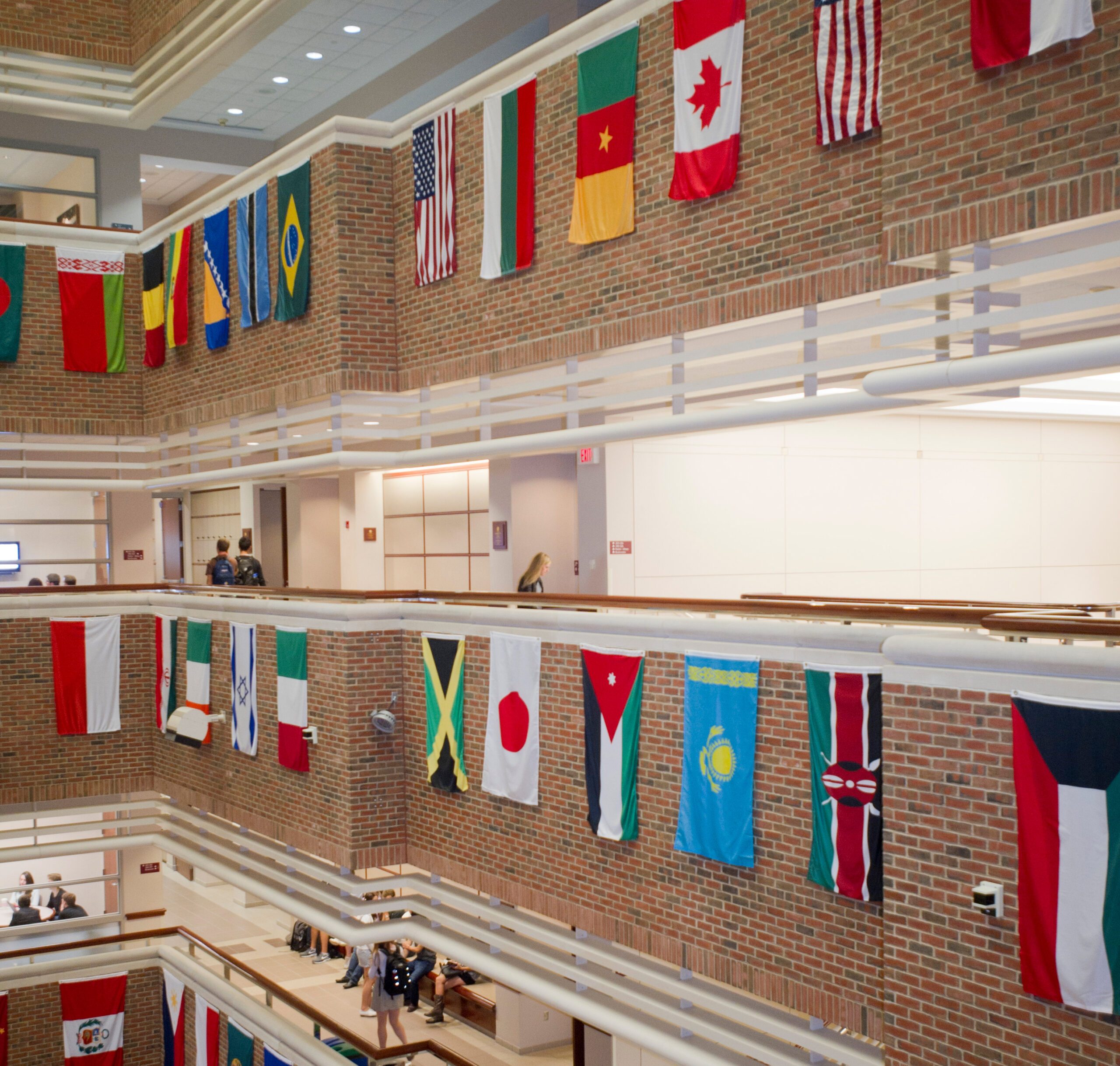 International Flags Display in SMG Atrium