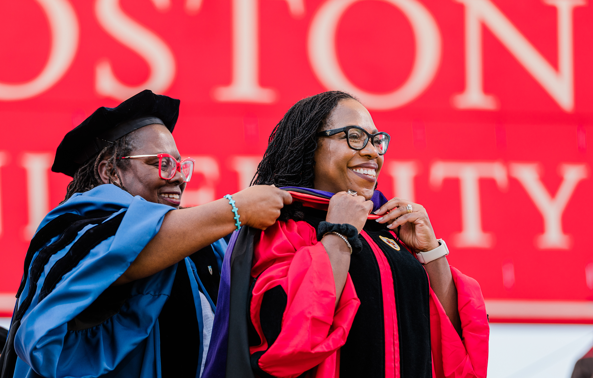 Ketanji Brown Jackson receives her honorary degree