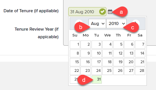Click the top calendar icon to select your dates