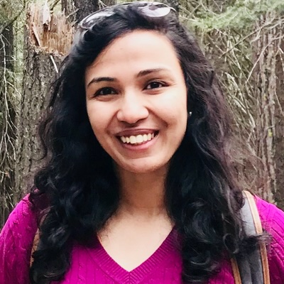 A portrait of Deepti Ghadiyaram