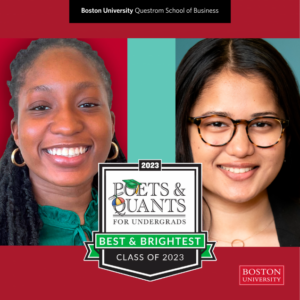 Two Questrom Students Recognized As 2023’s 100 Best And Brightest Business Majors By Poets & Quants