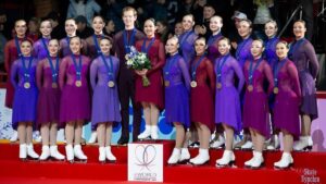 Questrom Students Win Bronze at World Synchronized Skating Championships
