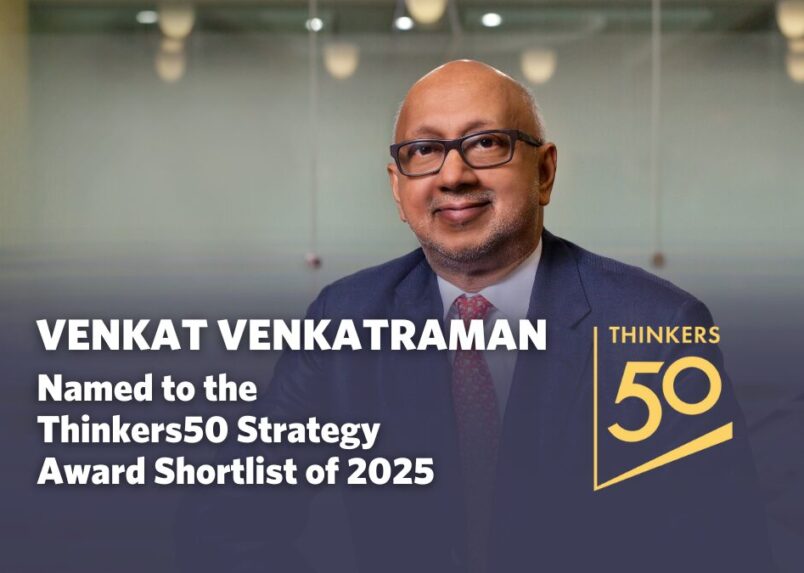Questrom Professor Emeritus Venkat Venkatraman Named To The Thinkers50 Strategy Award Shortlist of 2024