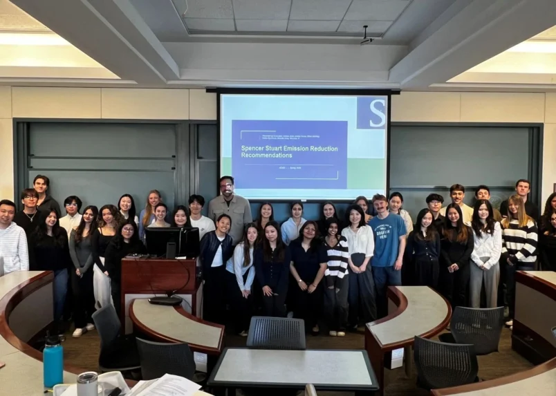 Questrom Students Tackle Real-World Sustainability Challenges