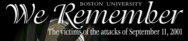 BU remembers the victims of the attacks on September 11, 2001