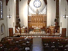 screen capture from video of prayer server