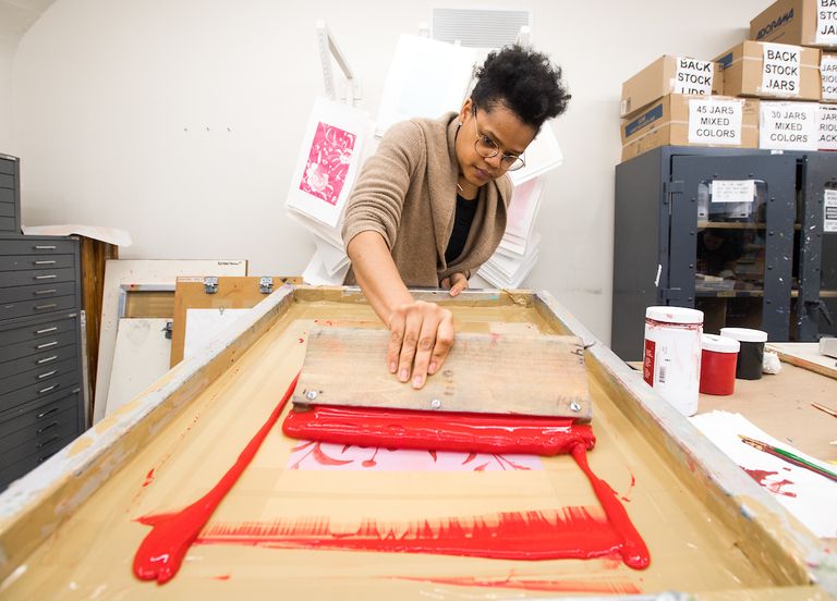 Professor silkscreening