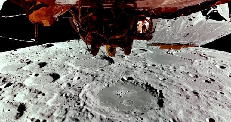 Blue Ghost Mission 1 carrying BU telescope touching down on the moon