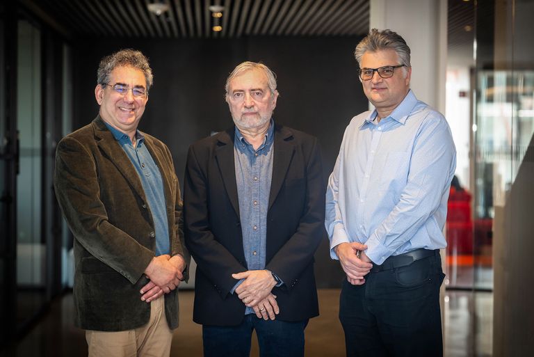 BU researchers Ran Canetti, Andrei Ruckenstein, and Claudio Chamon