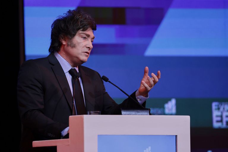 Argentine President Javier Milei
