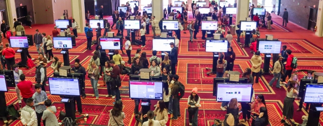 Aerial view of UROP symposium presentations