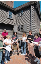 Mary Beaudry at Paul Revere House