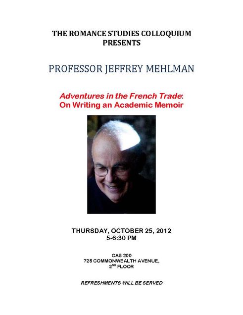 20122013 RS Colloquium Mehlman