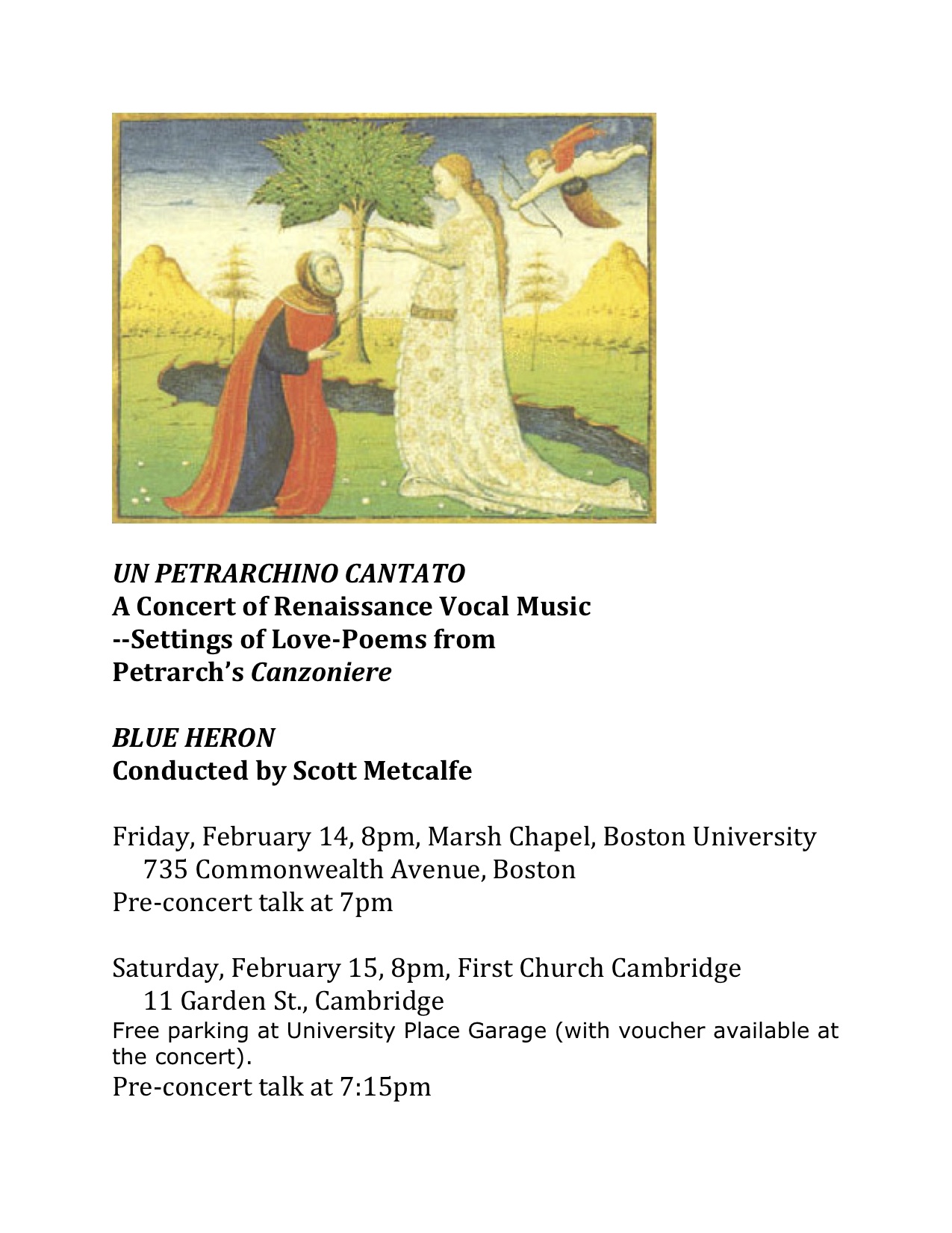 A Concert of Renaissance Vocal Music