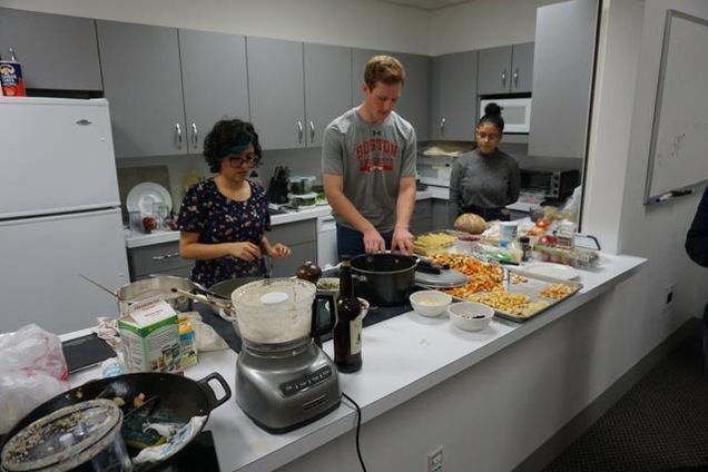 Students Cooking