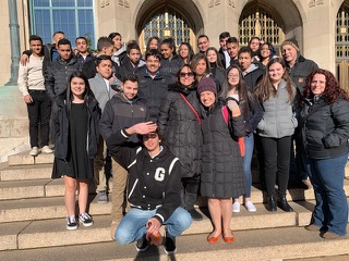 Photo of Visiting Students from Martha's Vineyard Regional High School
