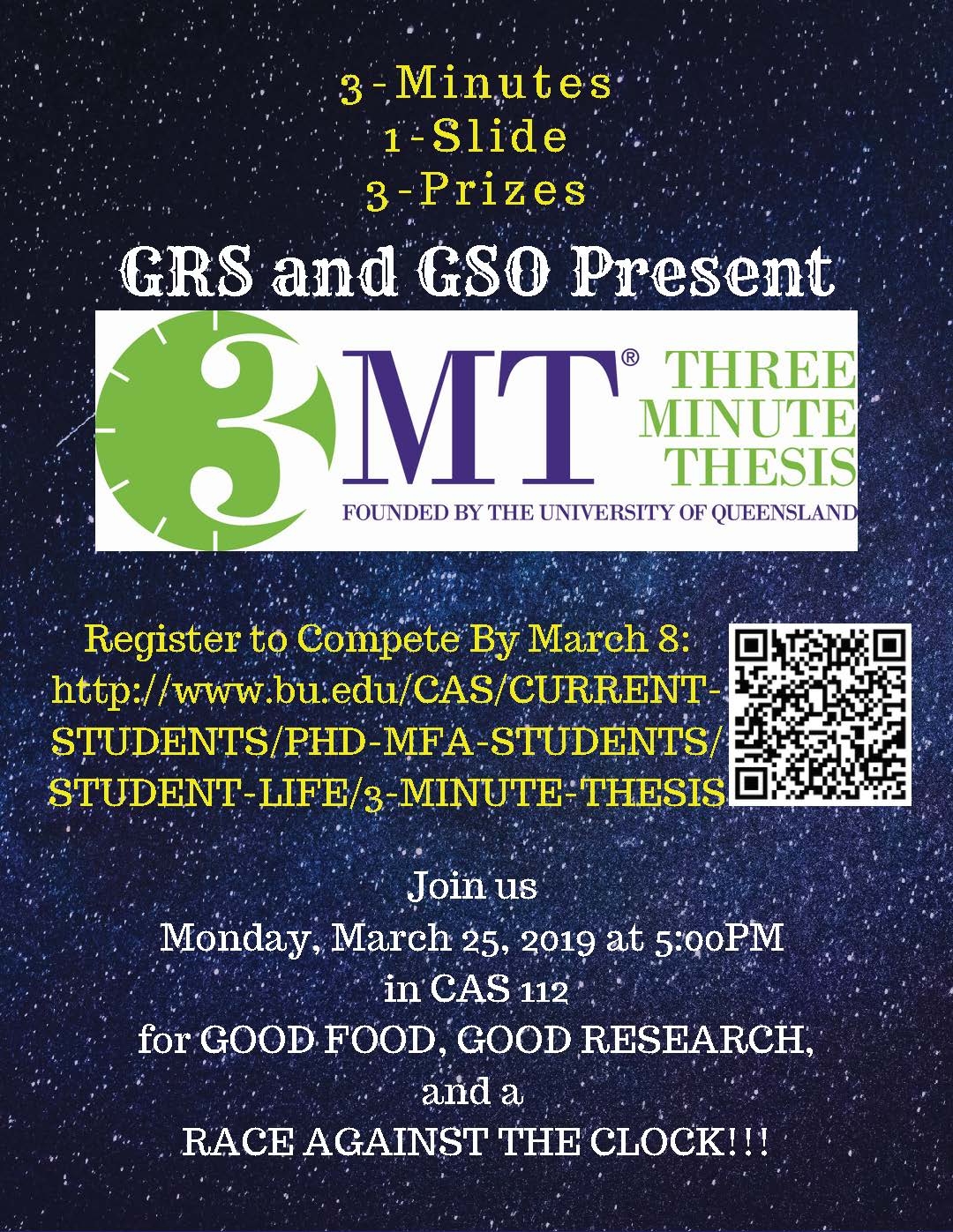 3 minute thesis poster